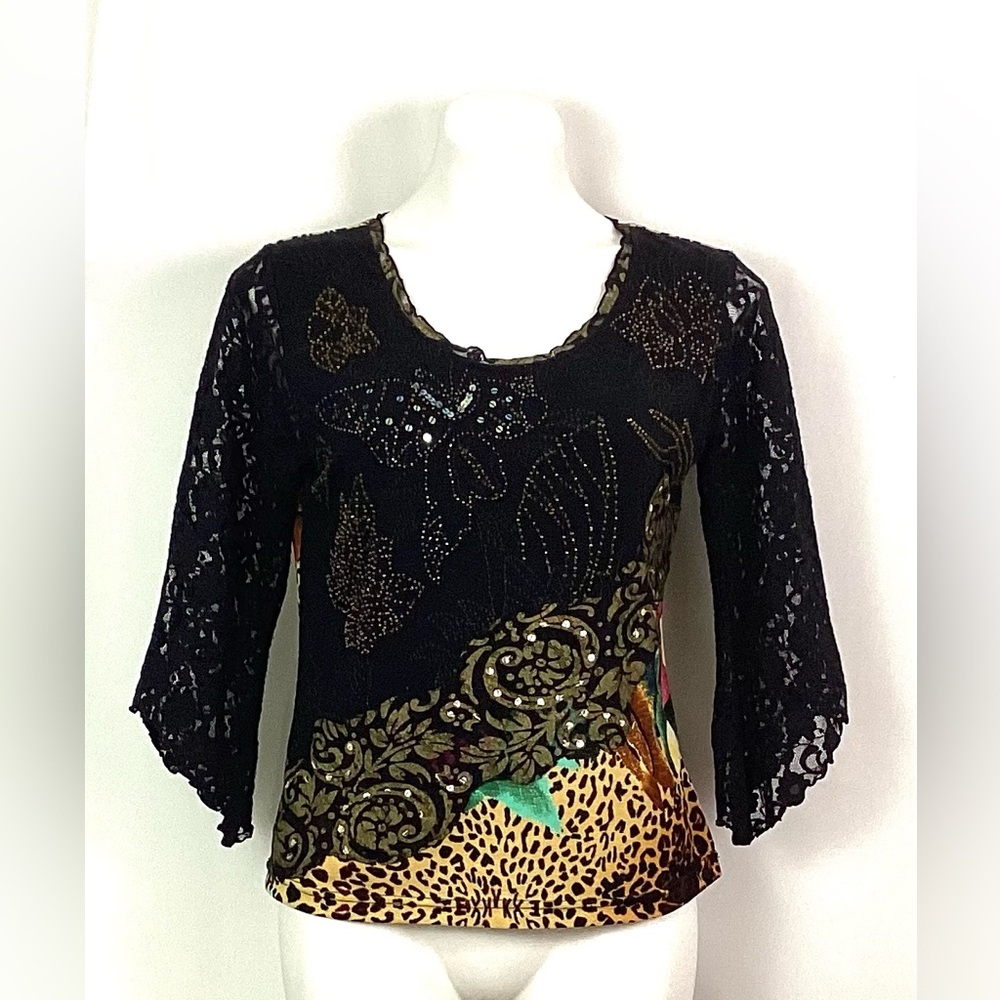 Vanity, Designer, Patchwork, Animal, Print Floral… - image 1